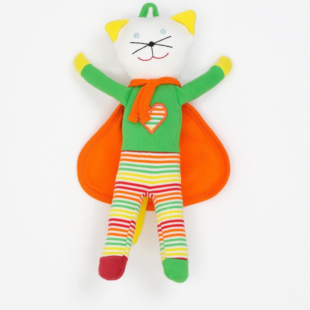 Under The Nile SuperMeow Roxie Scrappy Cat 10"